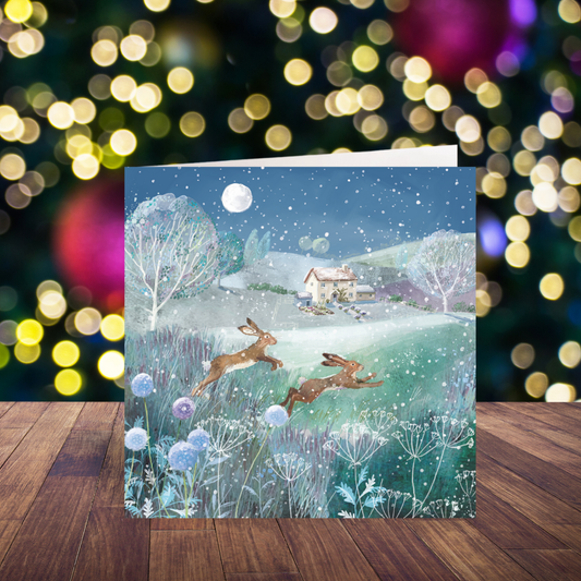 Jumping in the Field cards
