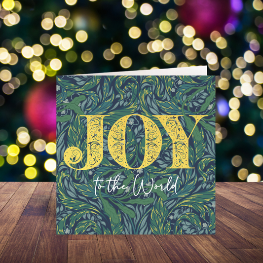 Joy to the World Wreath cards