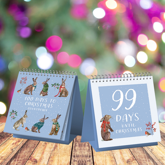 Winter Hares Christmas Countdown Calendar