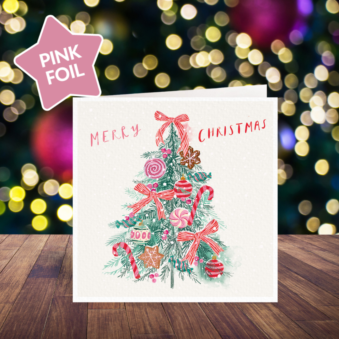 Sweet Christmas card twin pack