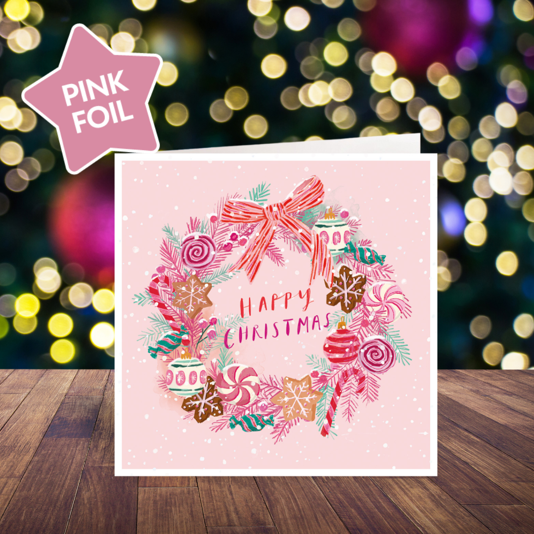 Sweet Christmas card twin pack