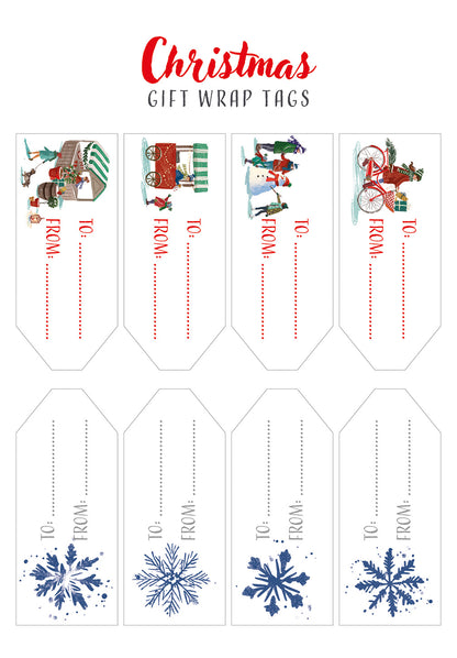 Christmas Village Market gift wraps