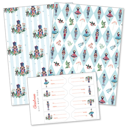 Nutcrackers gift wrap