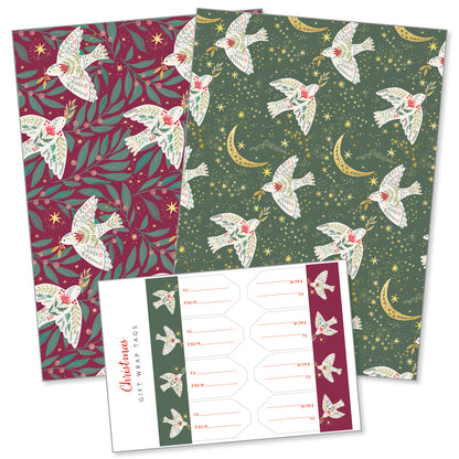 Doves gift wrap