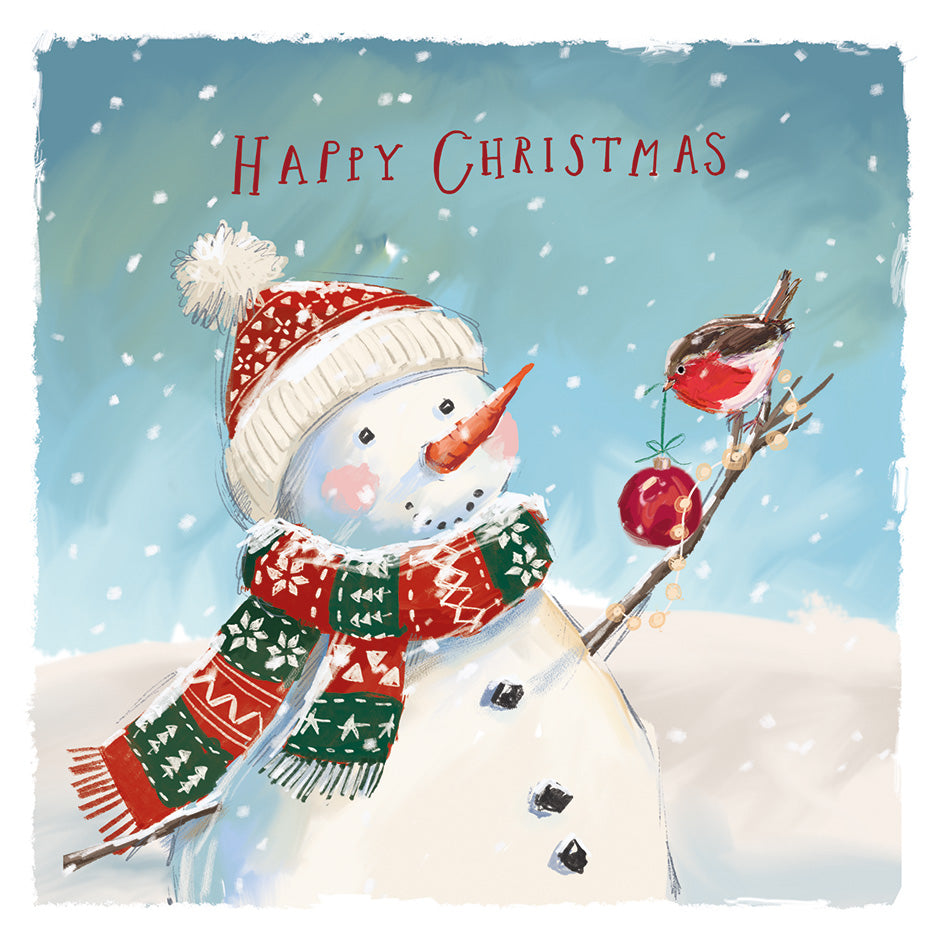 Jolly Snowman card pack