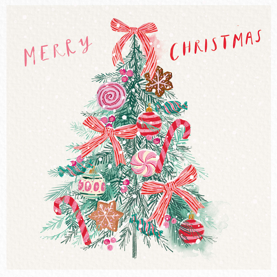 Sweet Christmas card twin pack