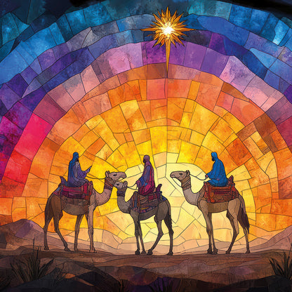 Stained Glass card twin pack
