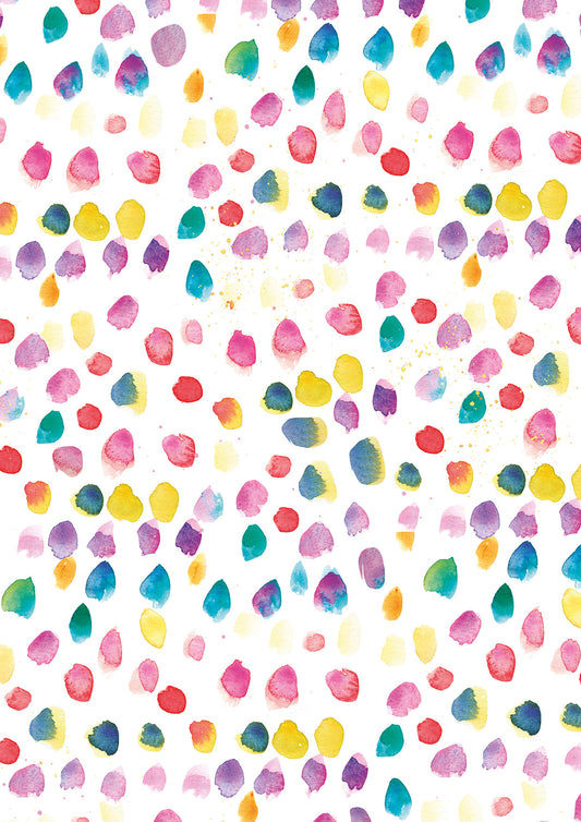 Colourful Dots gift wrap