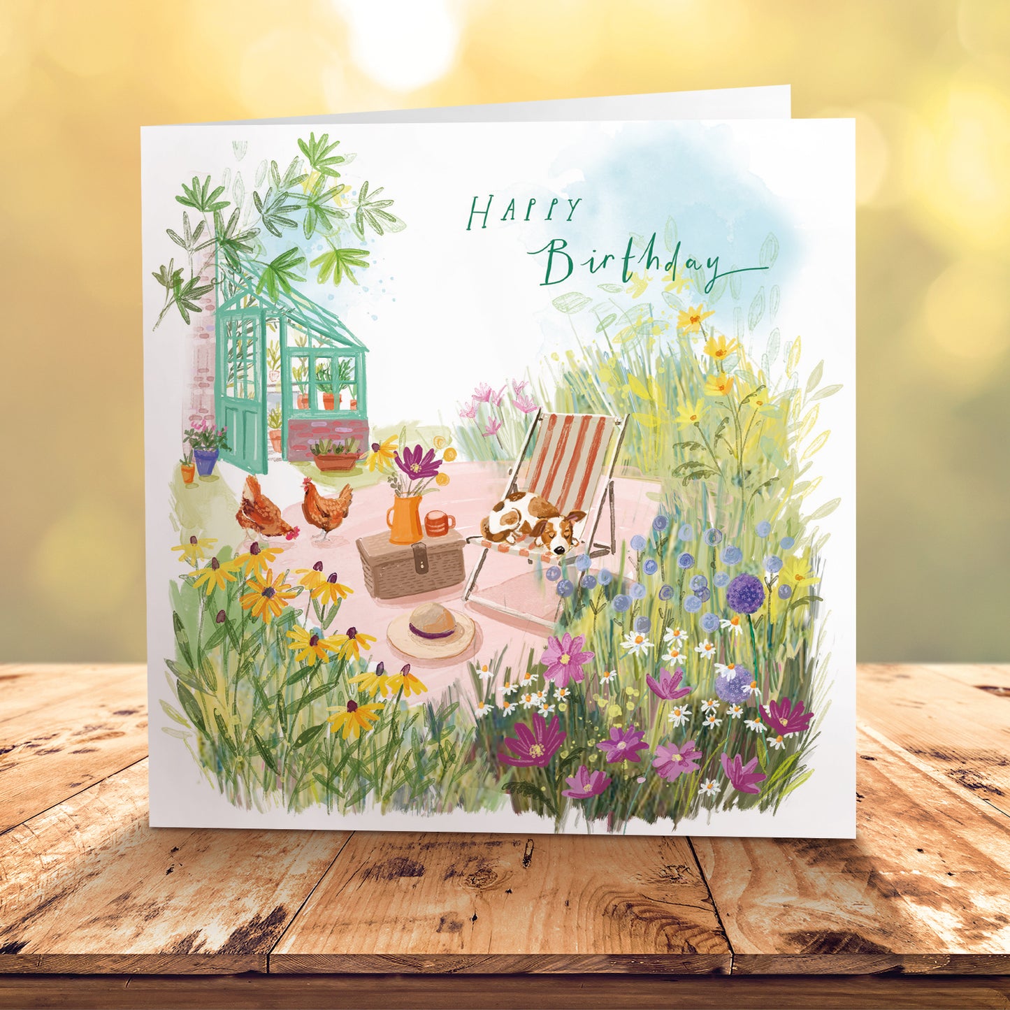 In the Garden card