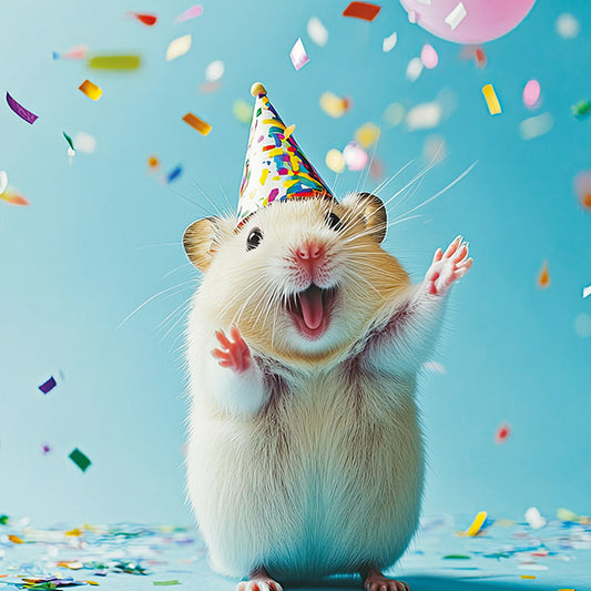Party Hamster card
