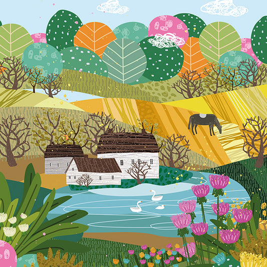 Bright Countryside card