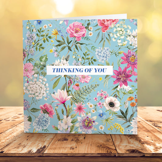 Thinking of You Flowers card