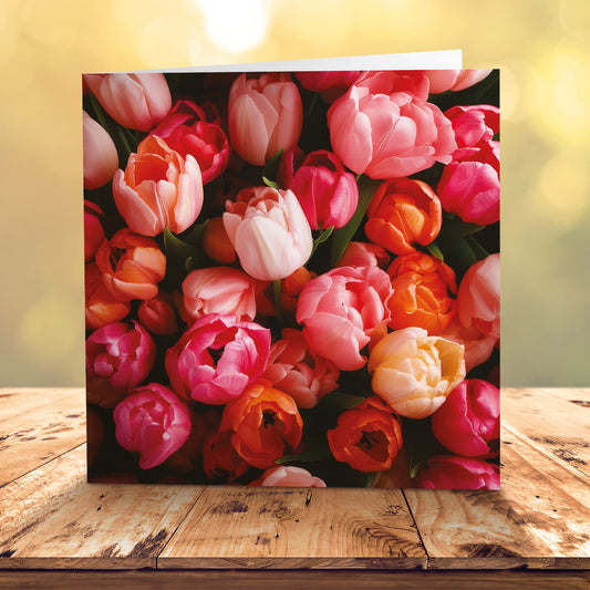 Tulips card