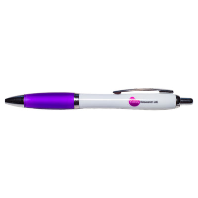 Curvy ballpoint pen