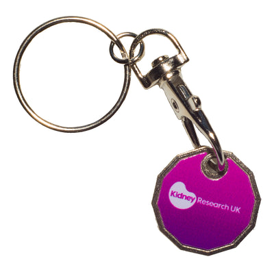 Trolley coin keyring