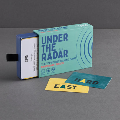 Under The Radar - dinner party game