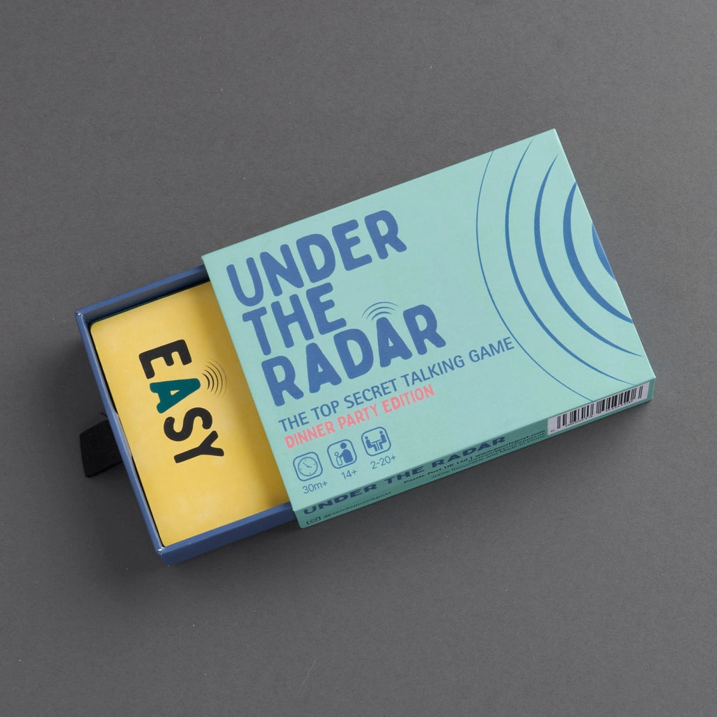 Under The Radar - dinner party game