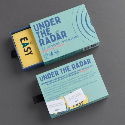 Under The Radar - dinner party game