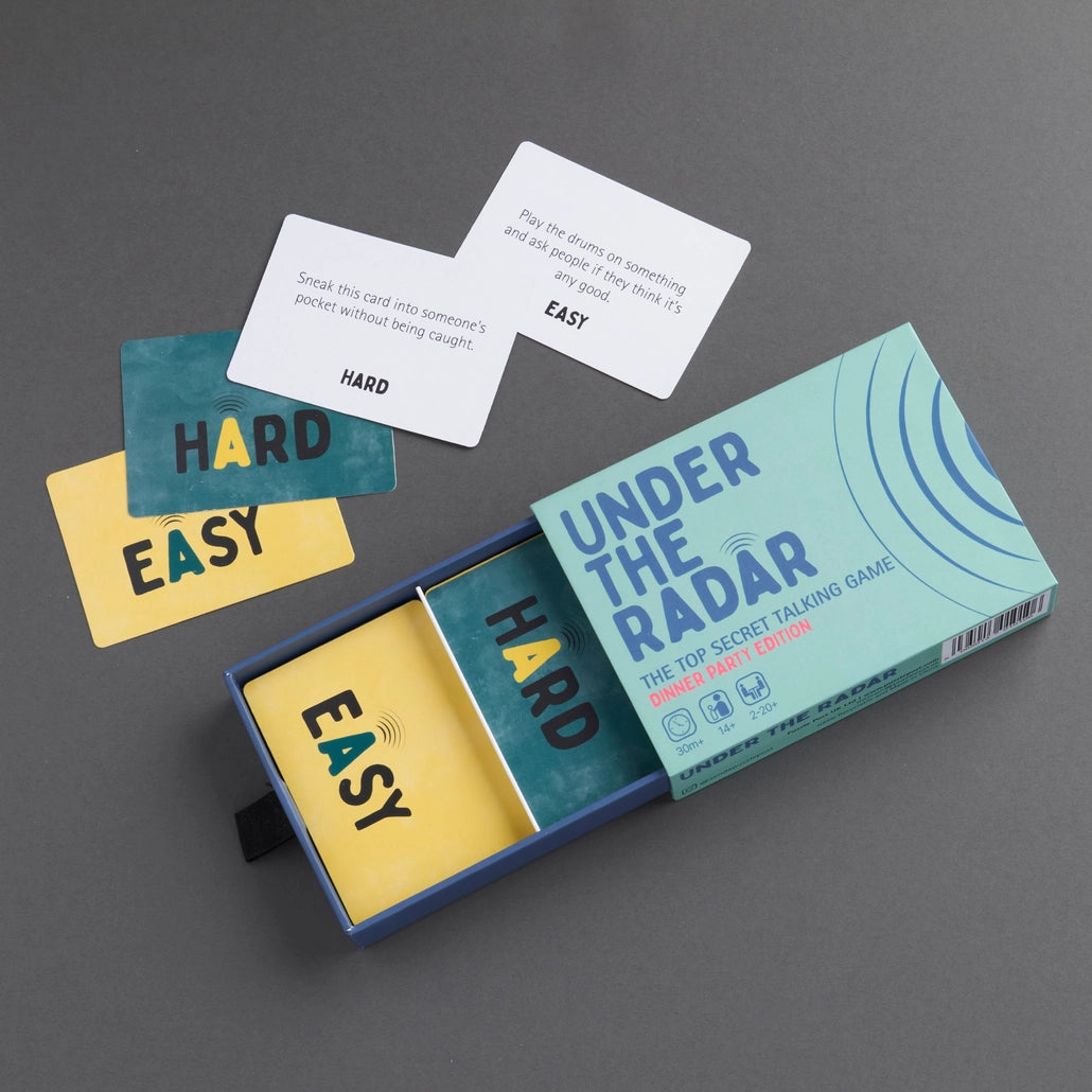 Under The Radar - dinner party game