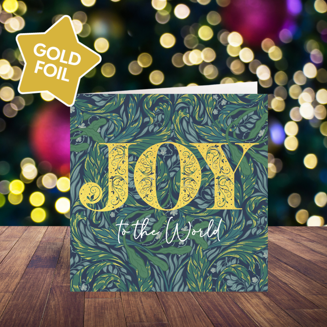 Joy to the World Wreath cards