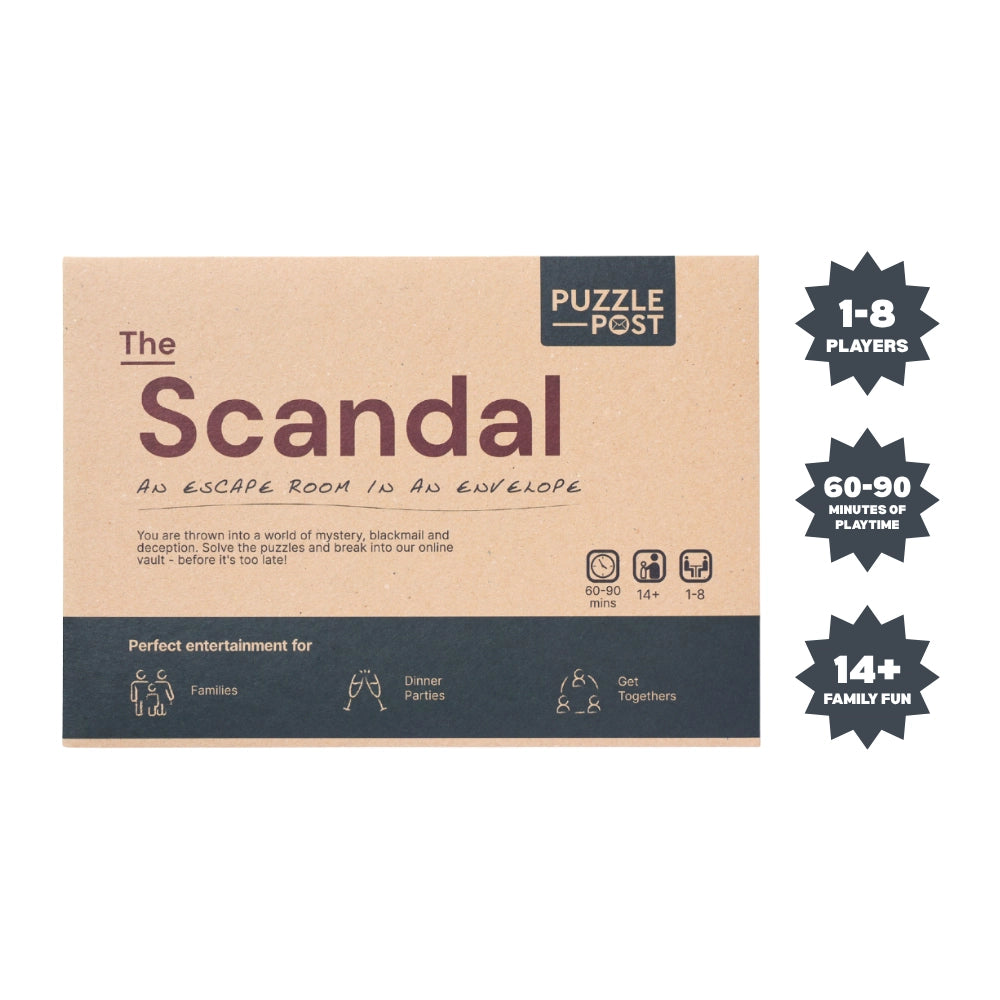 The Scandal - escape room in an envelope