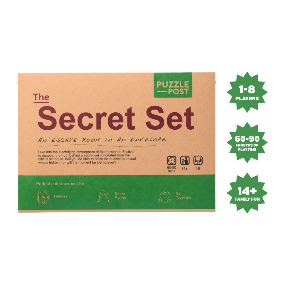 The Secret Set - escape room in an envelope