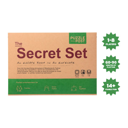 The Secret Set - escape room in an envelope
