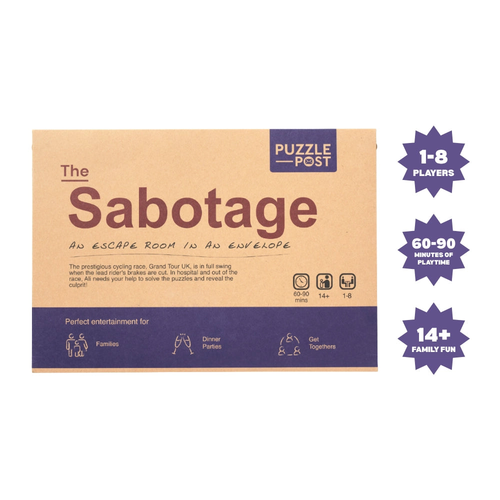 The Sabotage - escape room in an envelope