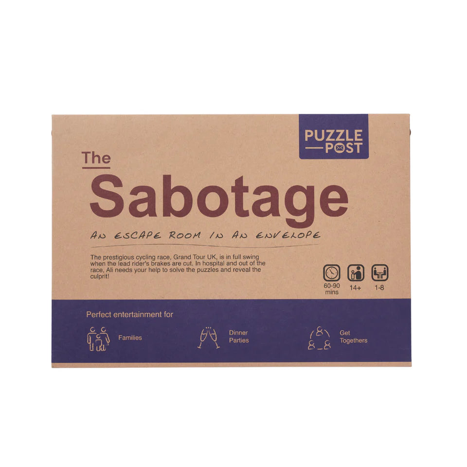 The Sabotage - escape room in an envelope