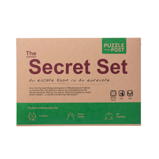 The Secret Set - escape room in an envelope