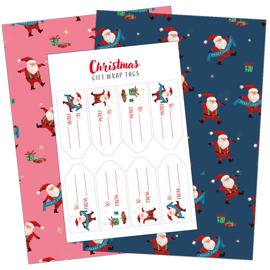 Santa Party gift wraps